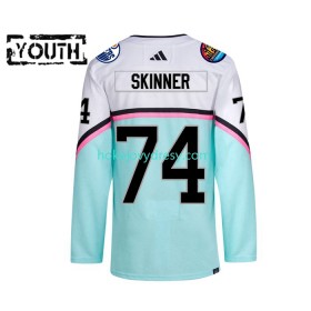 Dětské Hokejový Dres Edmonton Oilers STUART SKINNER 74 2023 All-Star Adidas Bílý Authentic